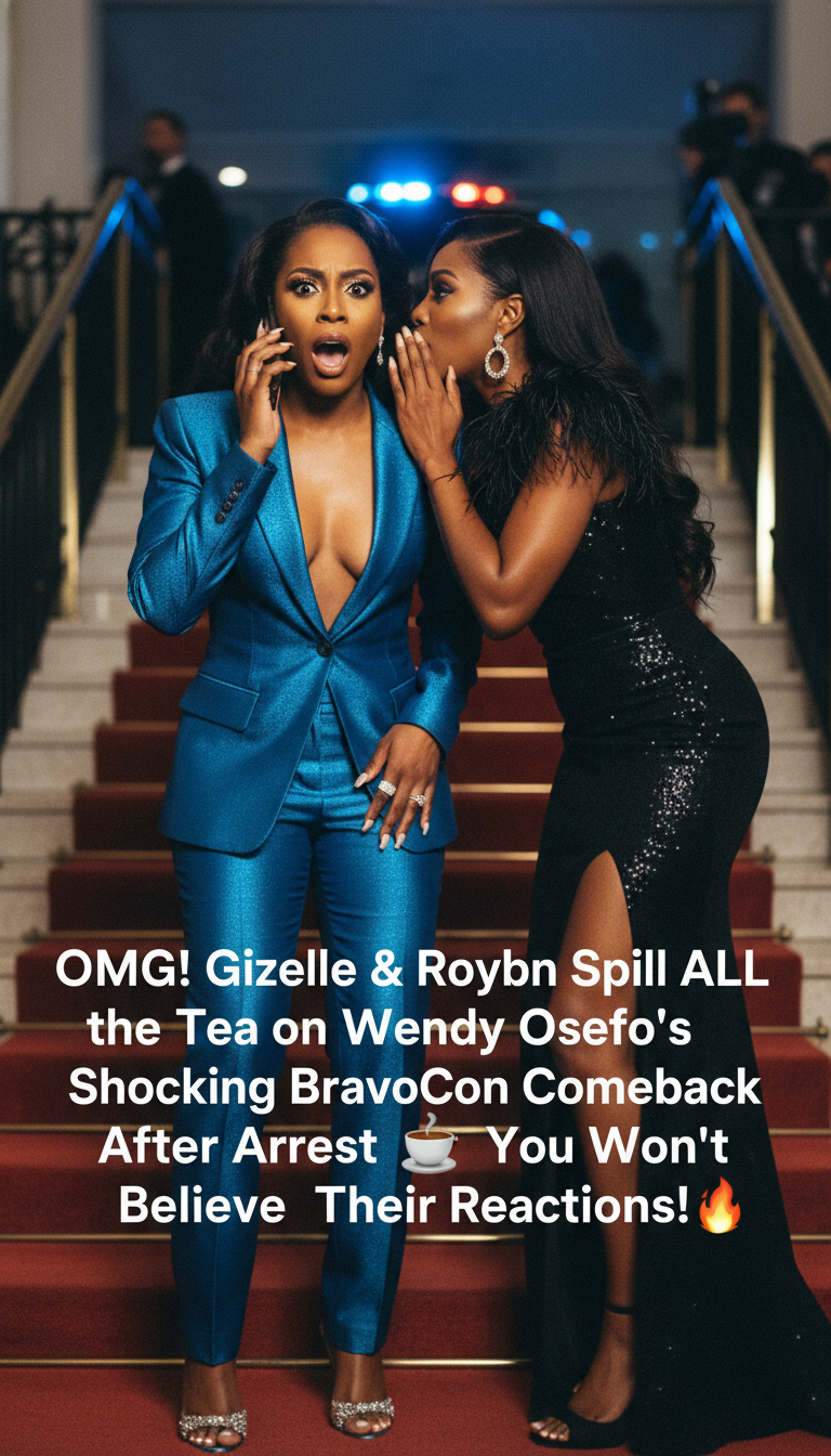 OMG! Gizelle & Robyn Spill ALL the Tea on Wendy Osefo’s Shocking BravoCon Comeback After Arrest ☕🔥 You Won’t Believe Their Reactions!