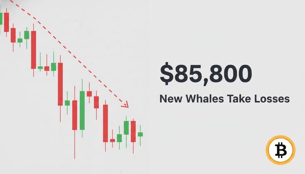 Bitcoin’s Drop to $85,800 Shifts Losses to New Whales While Buyers Step In