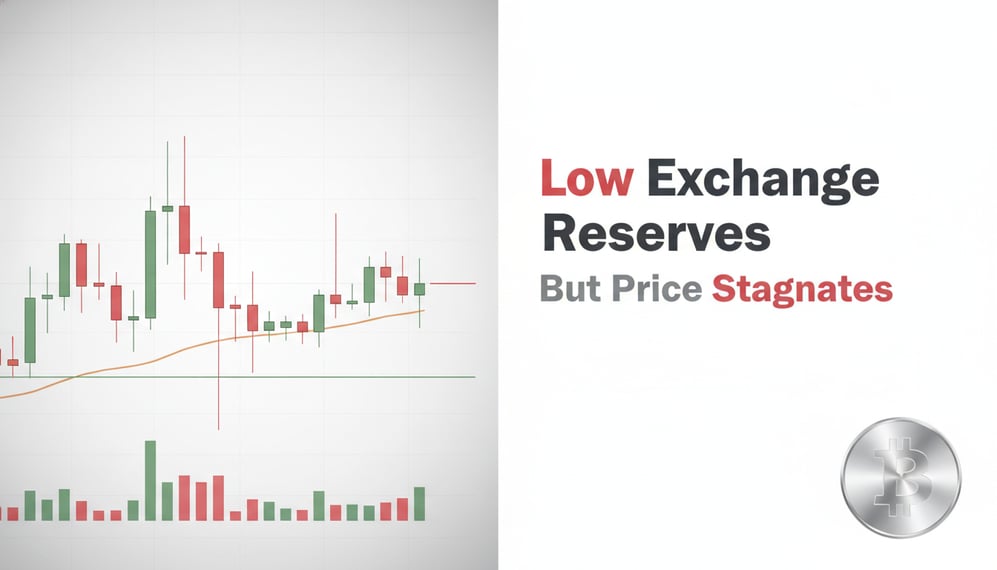 Why Bitcoin’s Price Isn’t Rising Despite Record Low Exchange Reserves