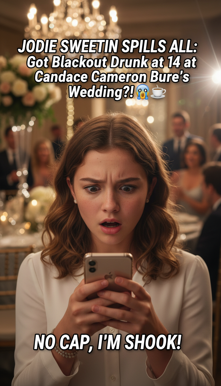 Jodie Sweetin Spills ALL: Got Blackout Drunk at 14 at Candace Cameron Bure’s Wedding?! 😱☕️ No Cap, I'm Shook!