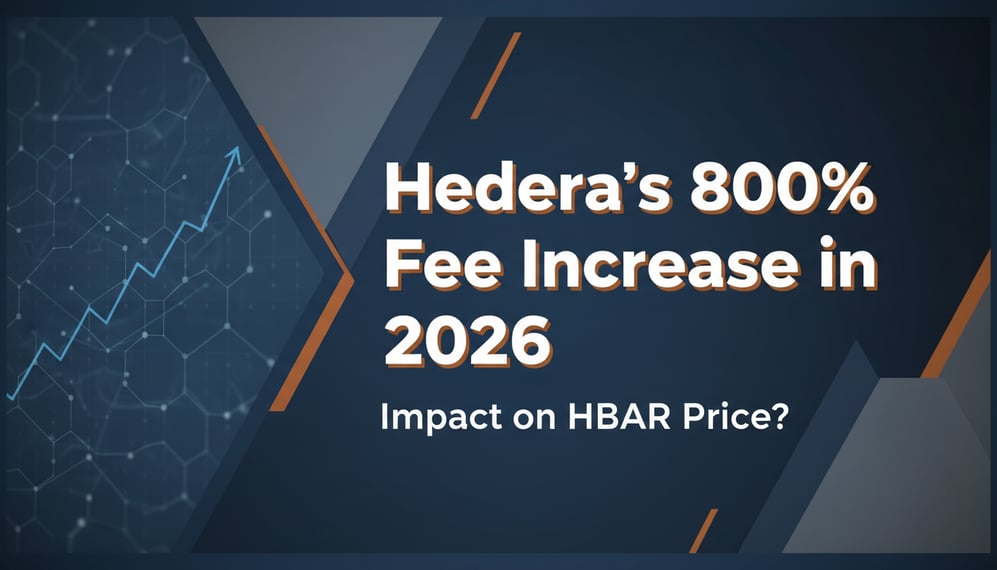Hedera’s 800% Fee Increase in 2026: How Will It Affect HBAR Price?