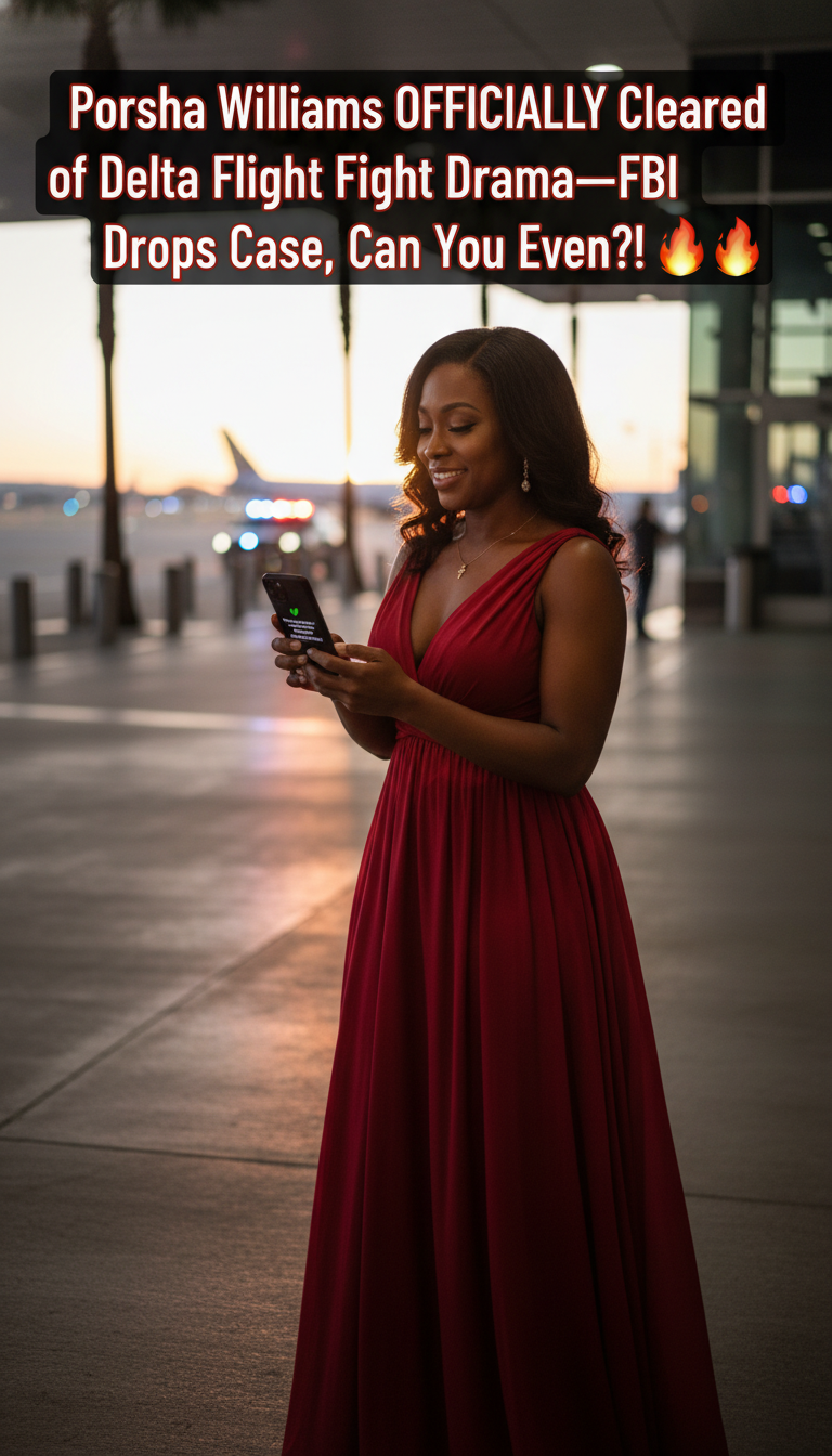 Porsha Williams OFFICIALLY Cleared of Delta Flight Fight Drama—FBI Drops Case, Can You Even?! ☕🔥