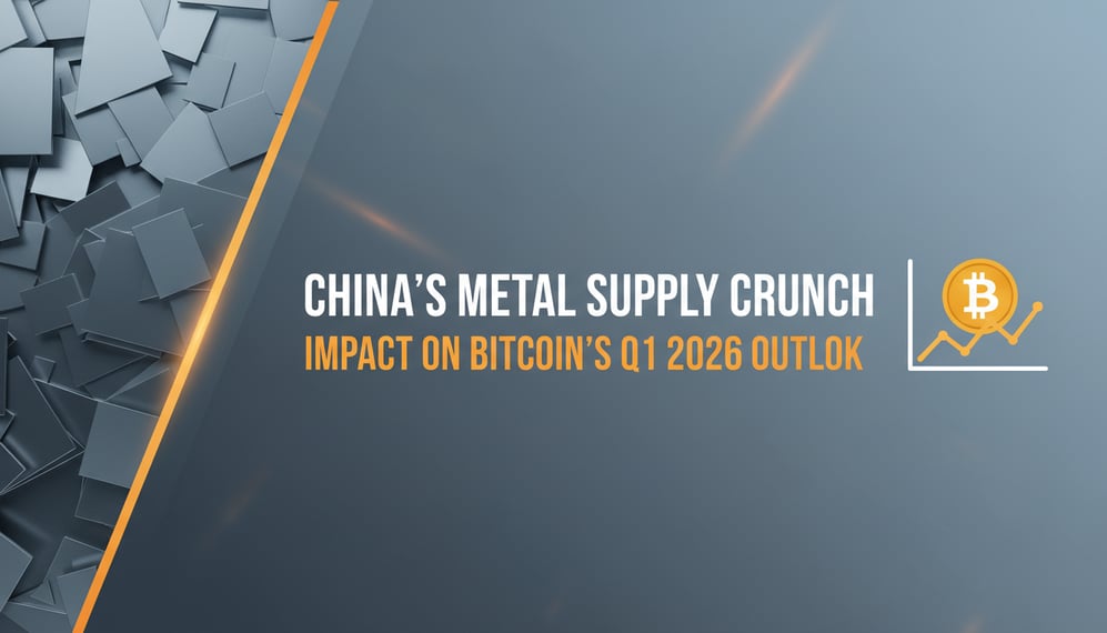 How China’s Metal Supply Crunch Could Impact Bitcoin’s Q1 2026 Outlook