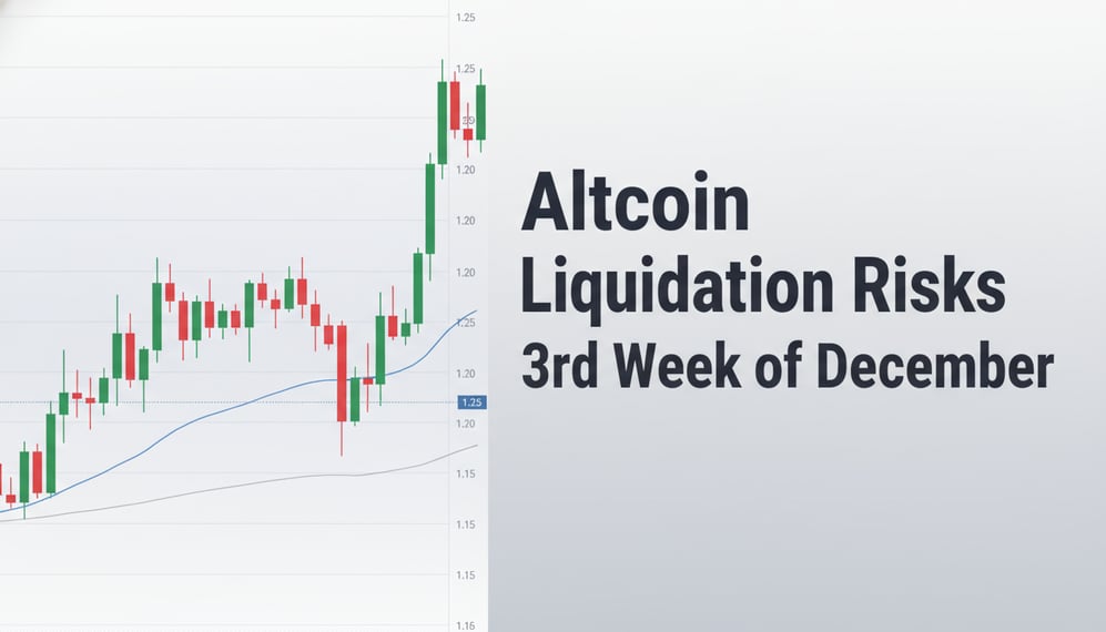 Which Altcoins Face Liquidation Risks in the Third Week of December?