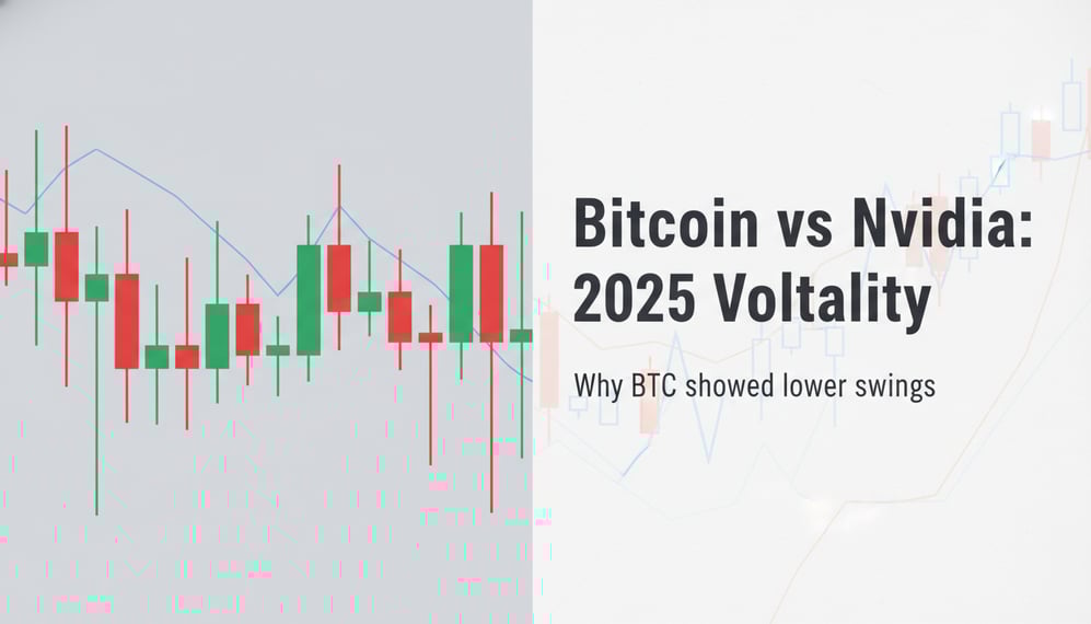 Why Bitcoin Showed Lower Volatility Than Nvidia in 2025