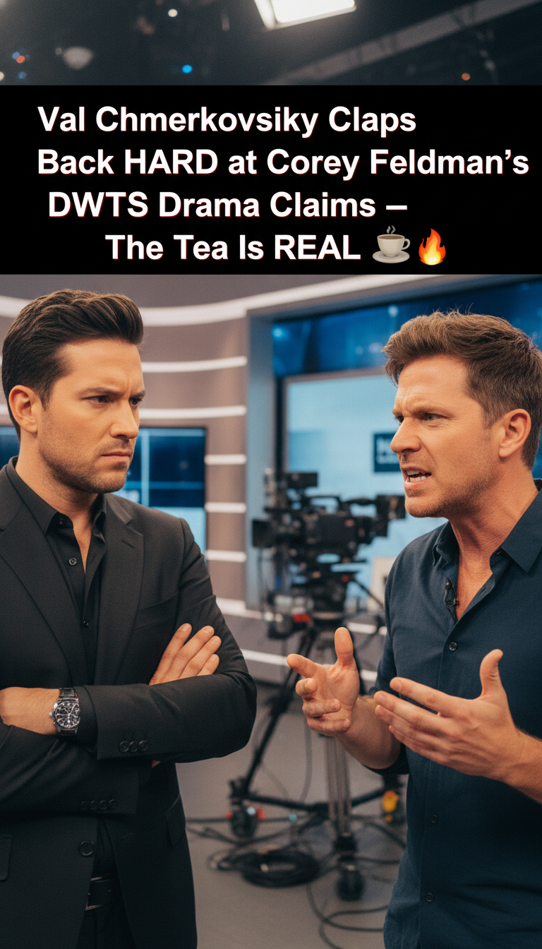 Val Chmerkovskiy Claps Back HARD at Corey Feldman’s DWTS Drama Claims — The Tea Is REAL ☕🔥