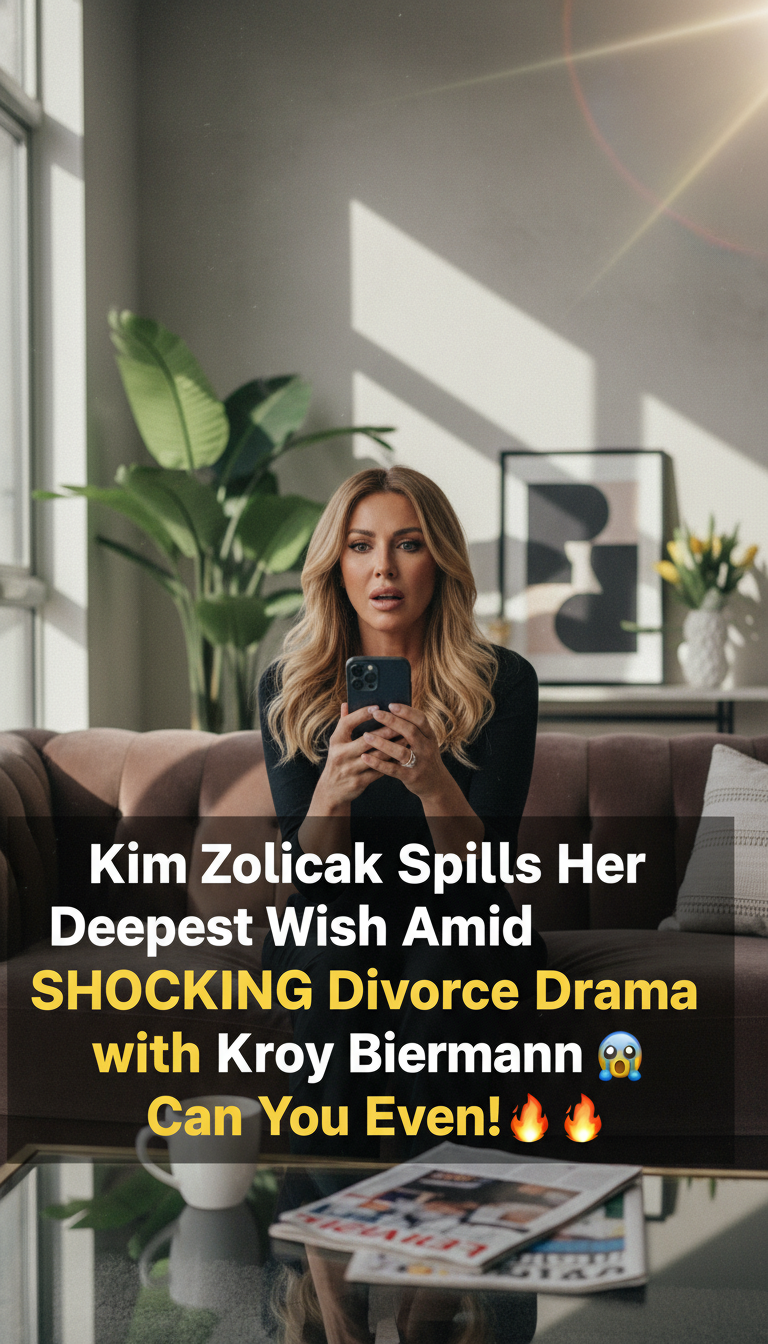 Kim Zolciak Spills Her Deepest Wish Amid SHOCKING Divorce Drama with Kroy Biermann 😱☕🔥 Can You Even?!