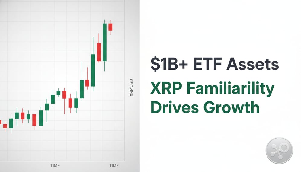How XRP’s Familiarity Is Driving ETF Assets Beyond $1 Billion, Says Exec