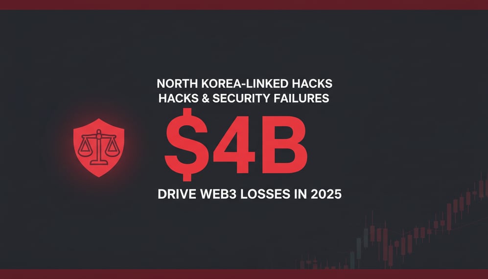 North Korea-Linked Hacks and Key Security Failures Drive $4B Web3 Losses in 2025
