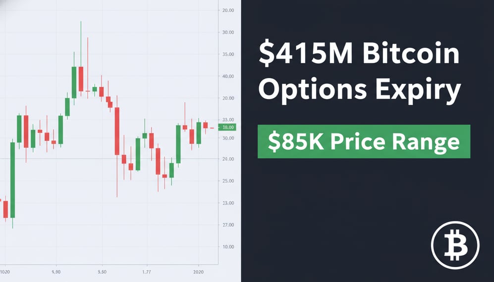 $415M Bitcoin Options Expiry Creates Price Range – Can BTC Maintain $85K?