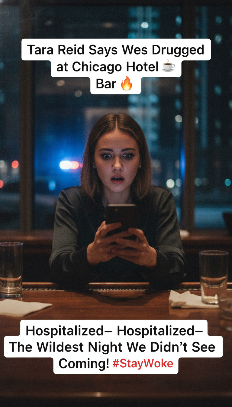 Tara Reid Says She Was Drugged at Chicago Hotel Bar & Hospitalized—The Wildest Night We Didn’t See Coming! ☕🔥 #StayWoke