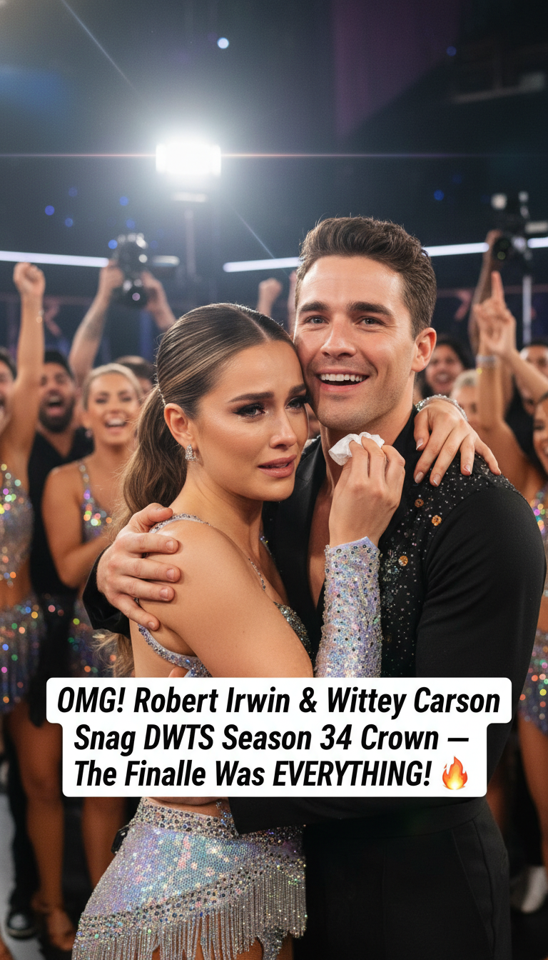 OMG! Robert Irwin & Witney Carson Snag DWTS Season 34 Crown — The Finale Was EVERYTHING! ☕🔥