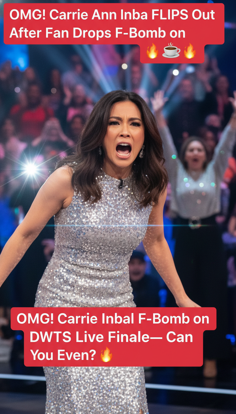 OMG! Carrie Ann Inaba FLIPS Out After Fan Drops F-Bomb on DWTS Live Finale—Can You Even?! ☕🔥