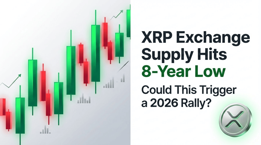 XRP Exchange Supply Hits 8-Year Low: Could This Trigger a 2026 Rally?