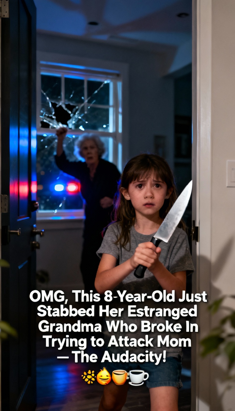 OMG, This 8-Year-Old Just Stabbed Her Estranged Grandma Who Broke In Trying to Attack Mom — The Audacity! 😱🔥☕