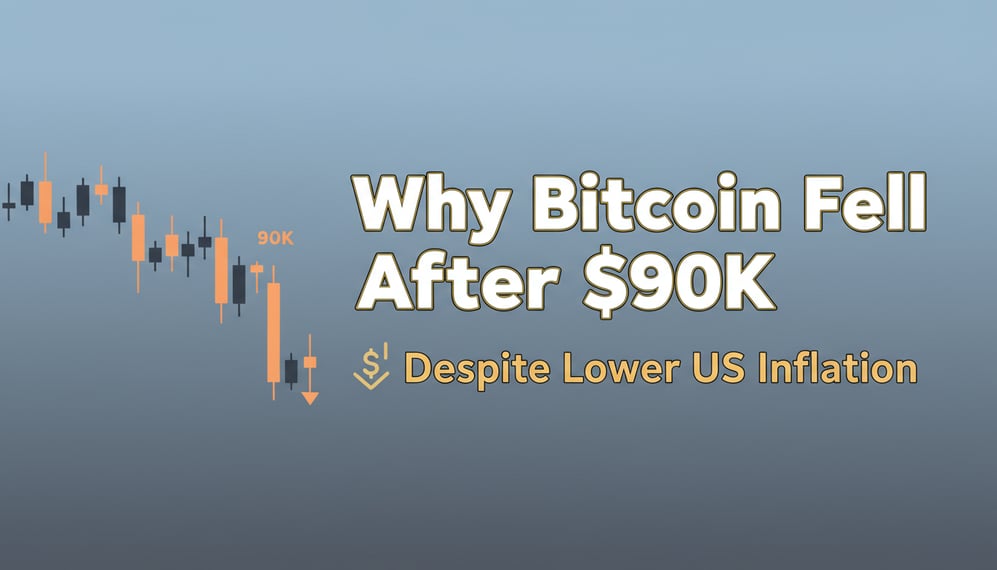 Why Did Bitcoin Fall After Hitting $90K Despite Lower US Inflation?