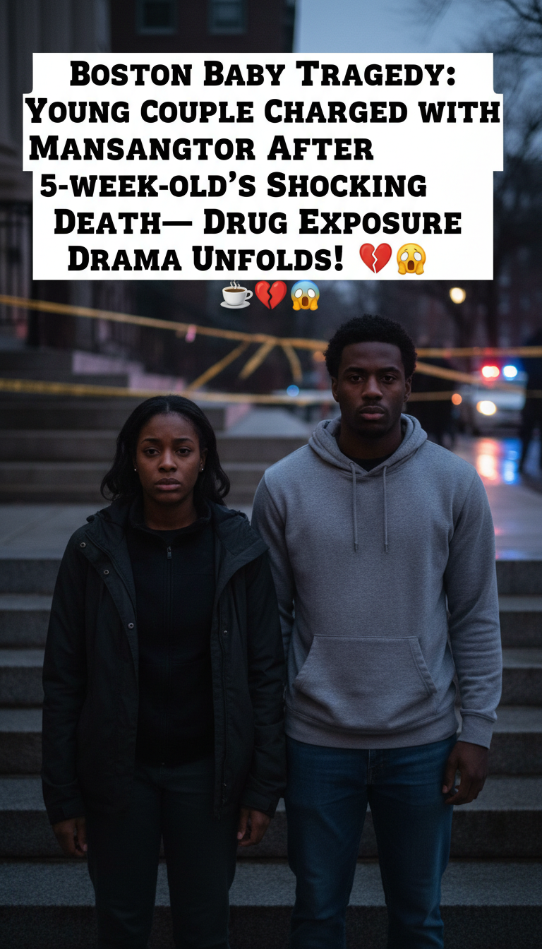 Boston Baby Tragedy: Young Couple Charged with Manslaughter After 5-Week-Old’s Shocking Death—Drug Exposure Drama Unfolds! ☕💔😱