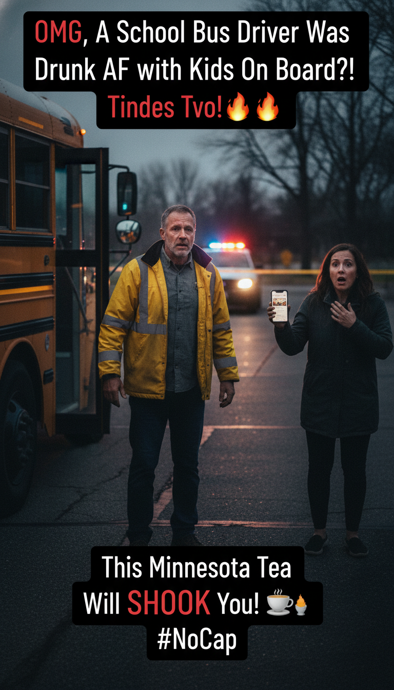 OMG, A School Bus Driver Was Drunk AF with Kids On Board?! This Minnesota Tea Will SHOOK You! ☕🔥 #NoCap