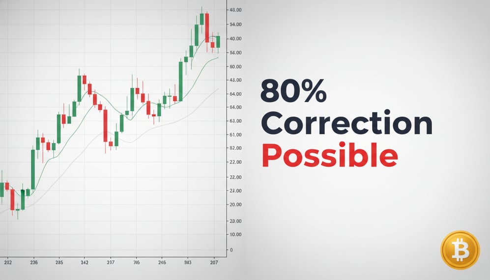 Bitcoin Parabola Breakdown Signals Potential 80% Correction, But Demand Could Offset Losses