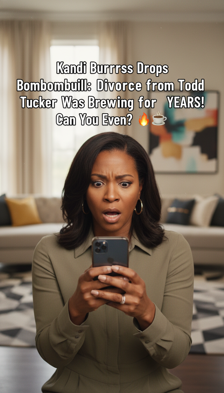 Kandi Burruss Drops Major Bombshell: Divorce from Todd Tucker Was Brewing for YEARS! ☕🔥 Can You Even?!