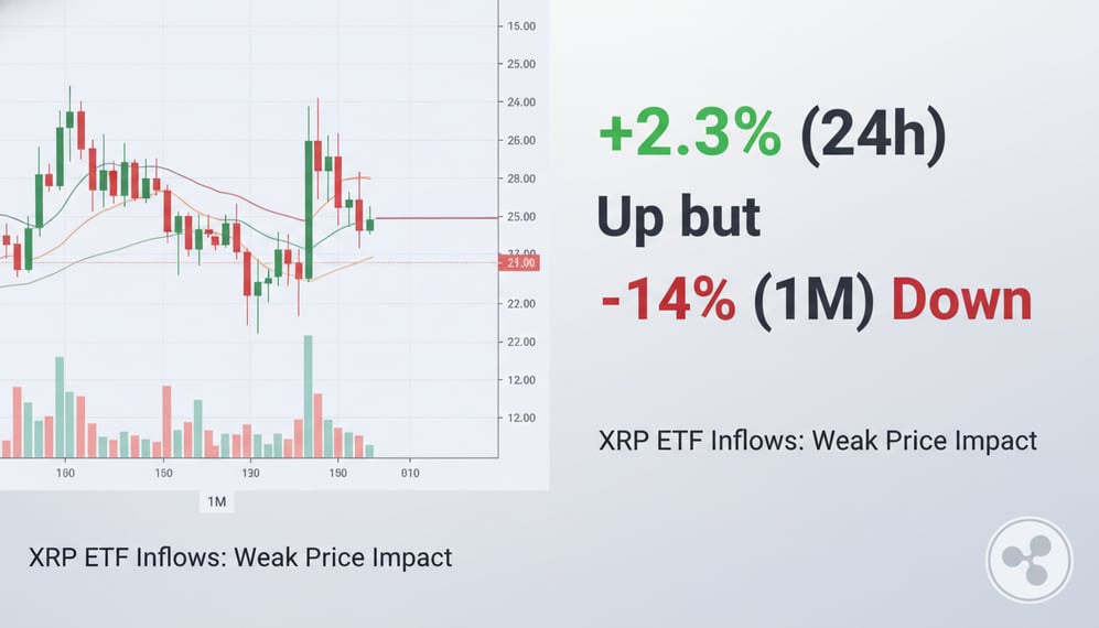 Why Six Weeks of Spot XRP ETF Inflows Haven’t Boosted Its Price