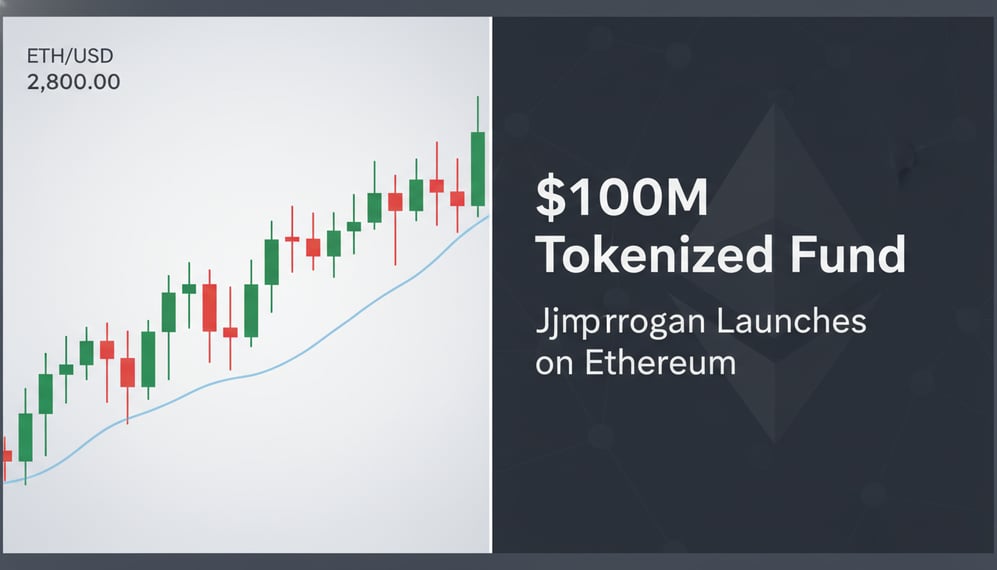 JPMorgan Launches $100M Tokenized Money Market Fund on Ethereum