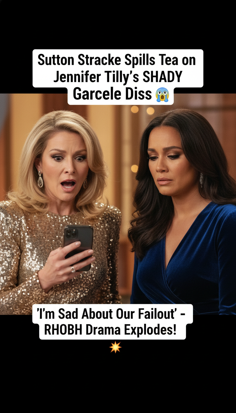 Sutton Stracke Spills Tea on Jennifer Tilly’s SHADY Garcelle Diss 😱💥 ‘I’m Sad About Our Fallout’ – RHOBH Drama Explodes!