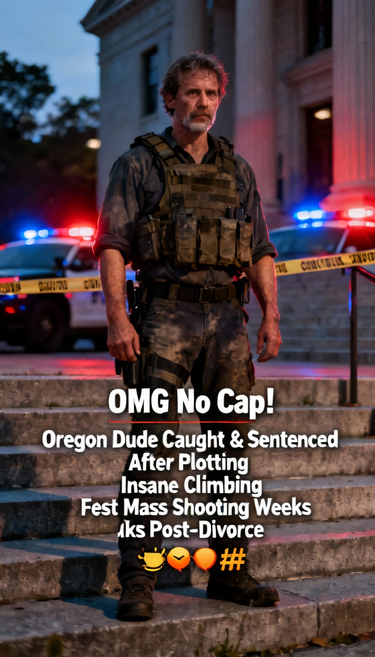 OMG No Cap! Oregon Dude Caught & Sentenced After Plotting Insane Climbing Fest Mass Shooting Weeks Post-Divorce 😱☕🔥