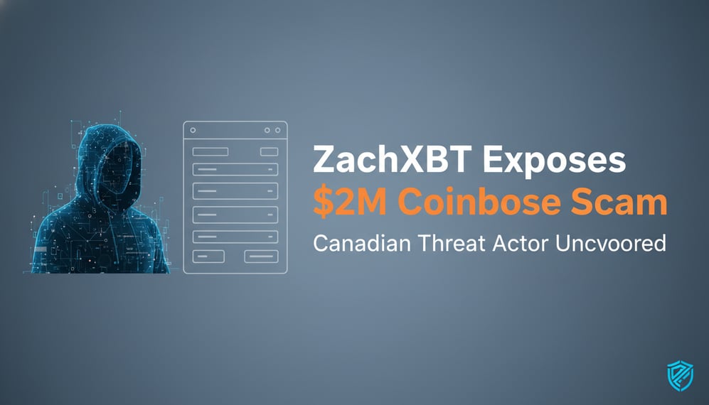 How ZachXBT Uncovered a Canadian Scammer Stealing $2M via Coinbase Impersonation