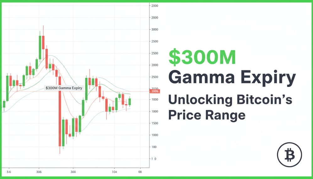 How Today’s $300M Gamma Expiry Could Unlock Bitcoin’s Price Range