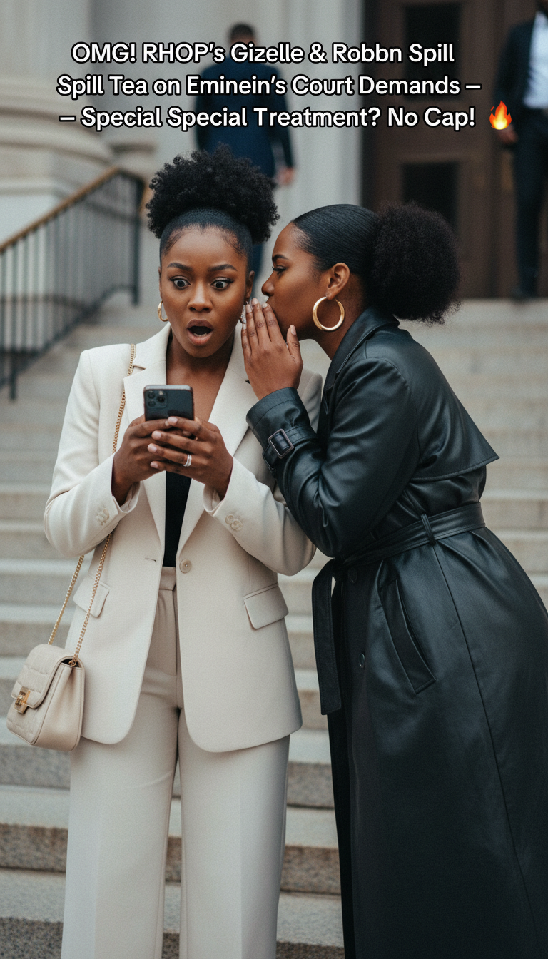 OMG! RHOP’s Gizelle & Robyn Spill Tea on Eminem’s Court Demands — Special Treatment? No Cap! ☕🔥