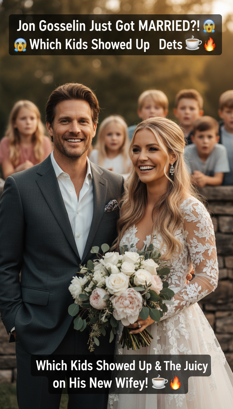 Jon Gosselin Just Got MARRIED?! 😱 Which Kids Showed Up & The Juicy Deets on His New Wifey! ☕🔥