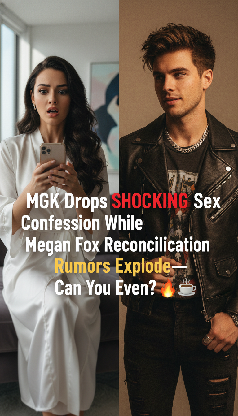 MGK Drops SHOCKING Sex Confession While Megan Fox Reconciliation Rumors Explode—Can You Even?! ☕🔥