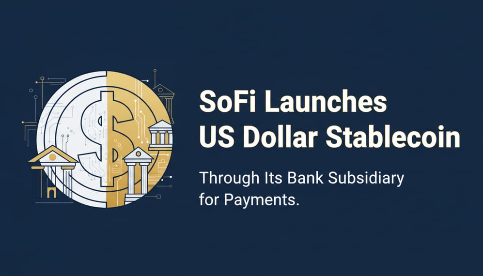 SoFi Launches US Dollar Stablecoin Through Its Bank Subsidiary for Payments