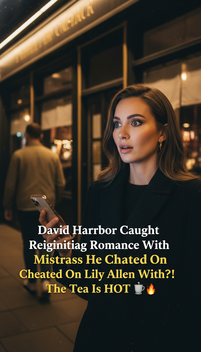 David Harbour Caught Reigniting Romance With Mistress He Cheated On Lily Allen With?! The Tea Is HOT ☕🔥