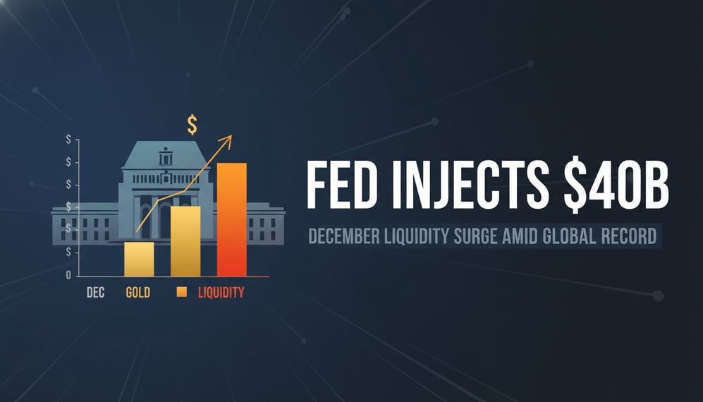 Why Did the Fed Inject $40 Billion in December Amid Record Global Liquidity?