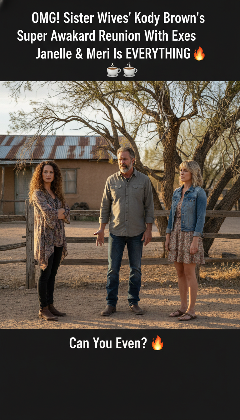 OMG! Sister Wives’ Kody Brown’s Super Awkward Reunion With Exes Janelle & Meri Is EVERYTHING ☕🔥 Can You Even?!