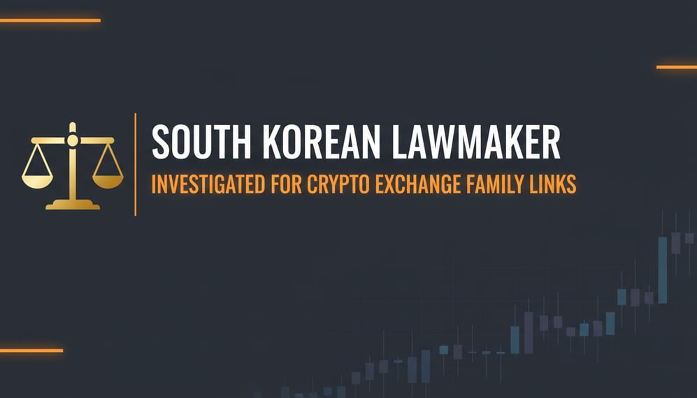 South Korean Lawmaker Investigated for Family Links to Crypto Exchange Jobs