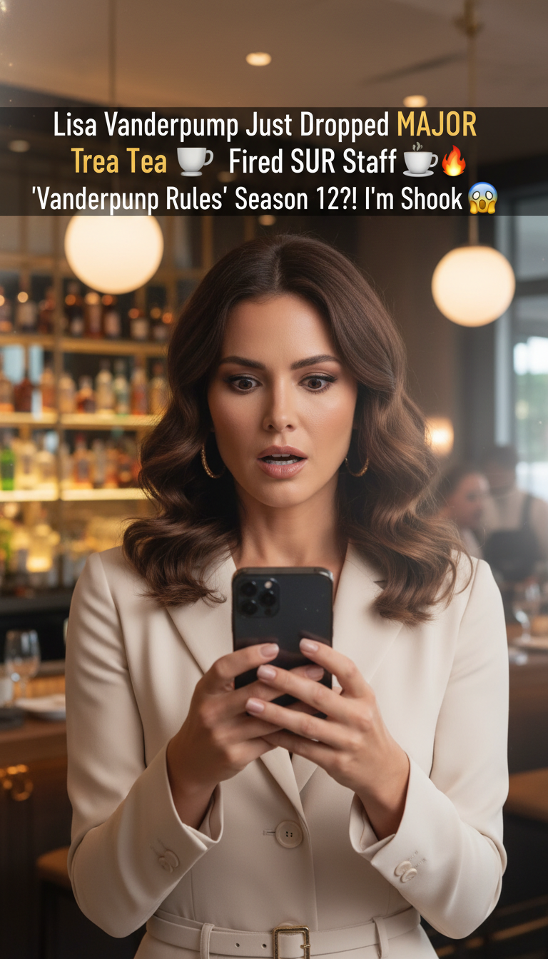 Lisa Vanderpump Just Dropped MAJOR Tea ☕🔥 Fired SUR Staff on ‘Vanderpump Rules’ Season 12?! I’m Shook 😱