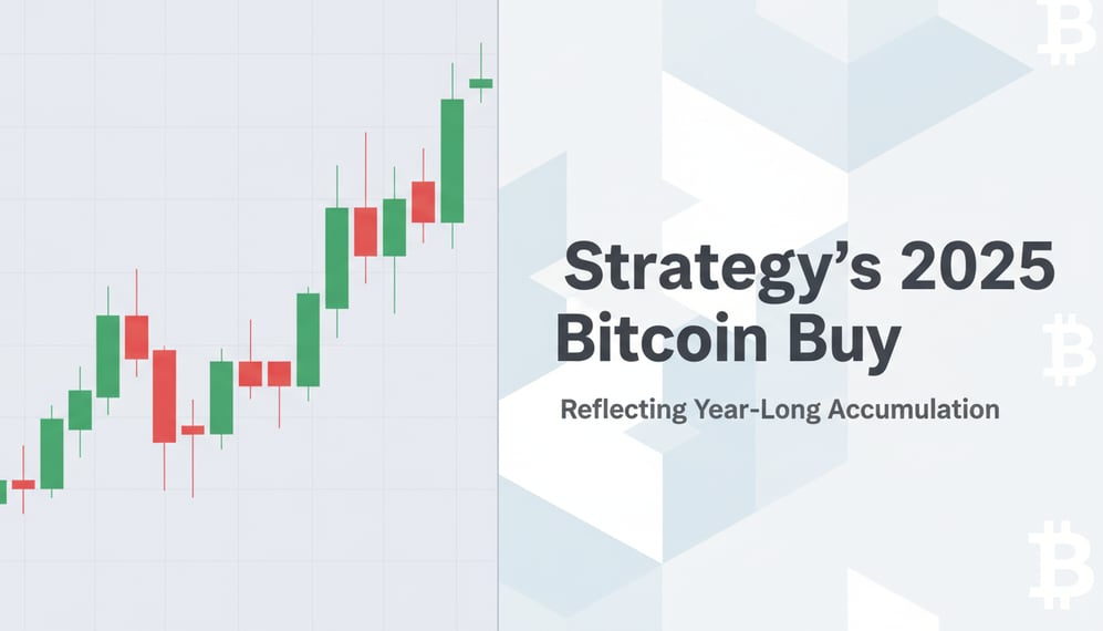 How Strategy’s 2025 Bitcoin Purchase Reflects Its Year-Long Accumulation Approach