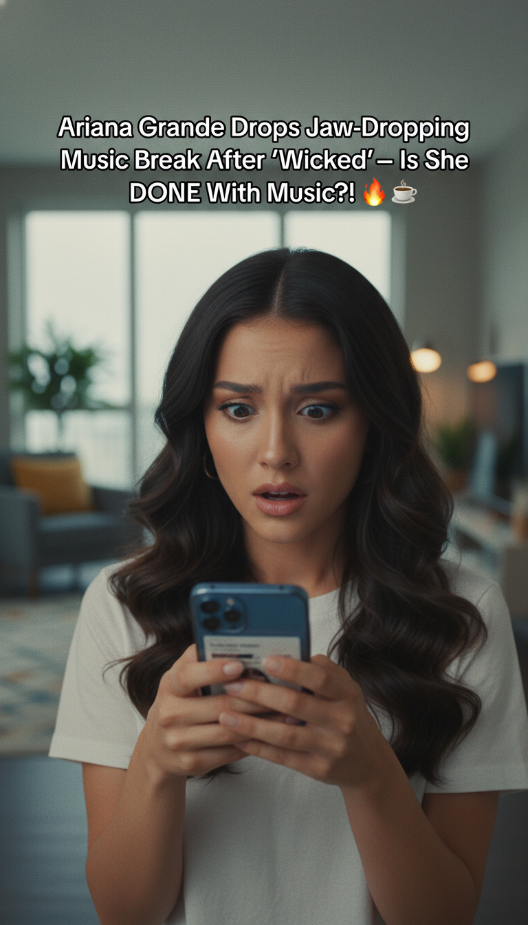 Ariana Grande Drops Jaw-Dropping Music Break After ‘Wicked’—Is She DONE With Music?! ☕🔥