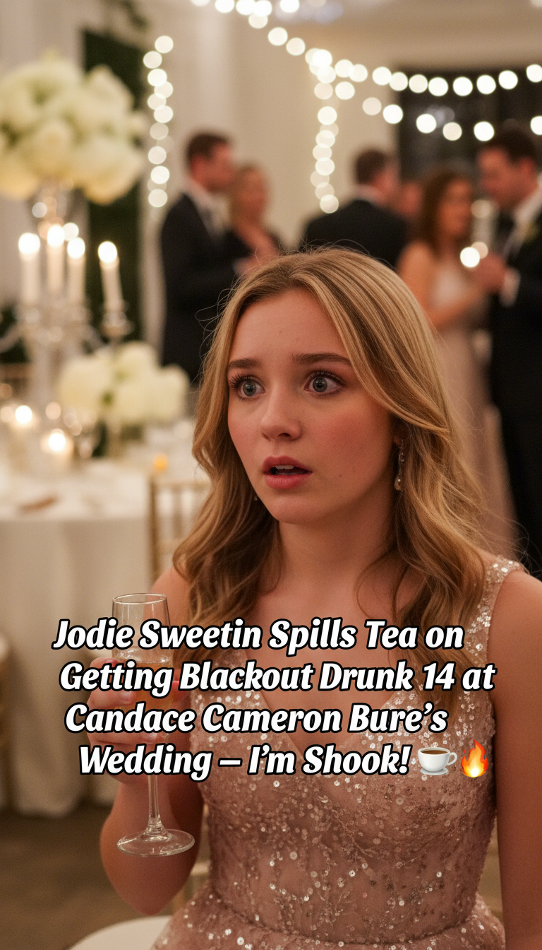 Jodie Sweetin Spills Tea on Getting Blackout Drunk at 14 at Candace Cameron Bure’s Wedding — I’m Shook! ☕🔥
