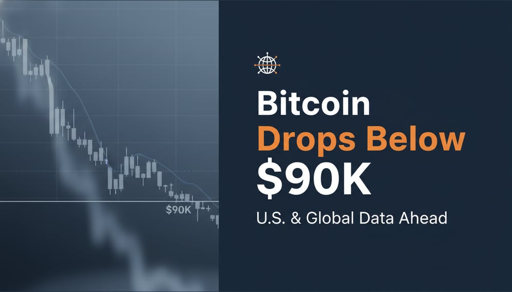 Why Did Bitcoin Fall Below $90K Ahead of Key U.S. and Global Data Releases?
