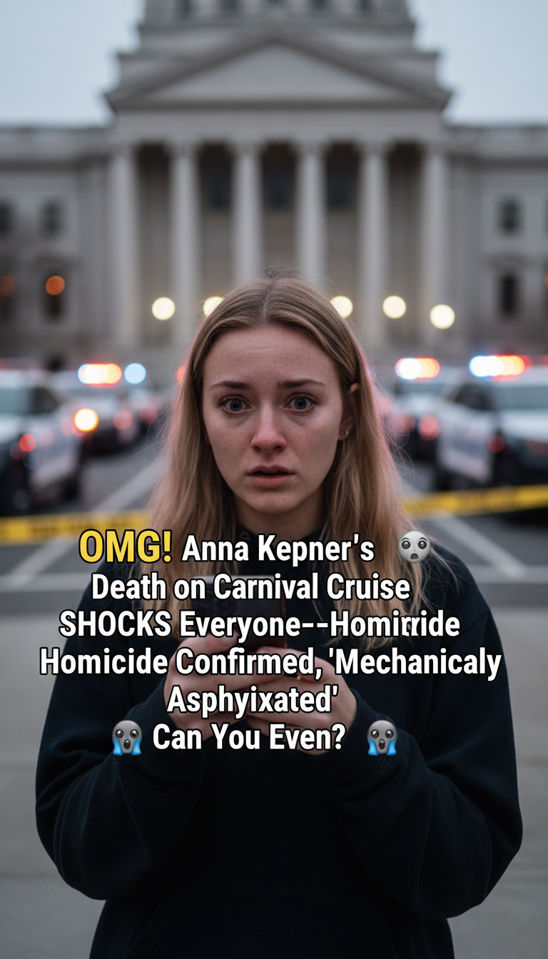 OMG! Anna Kepner’s Death on Carnival Cruise SHOCKS Everyone—Homicide Confirmed, ‘Mechanically Asphyxiated’ 😱☠️ Can You Even?!