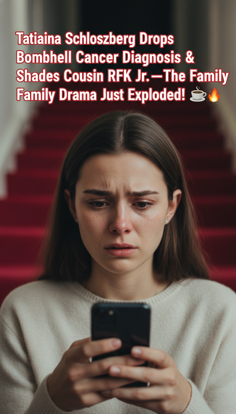 Tatiana Schlossberg Drops Bombshell Cancer Diagnosis & Shades Cousin RFK Jr.—The Family Drama Just Exploded! ☕🔥