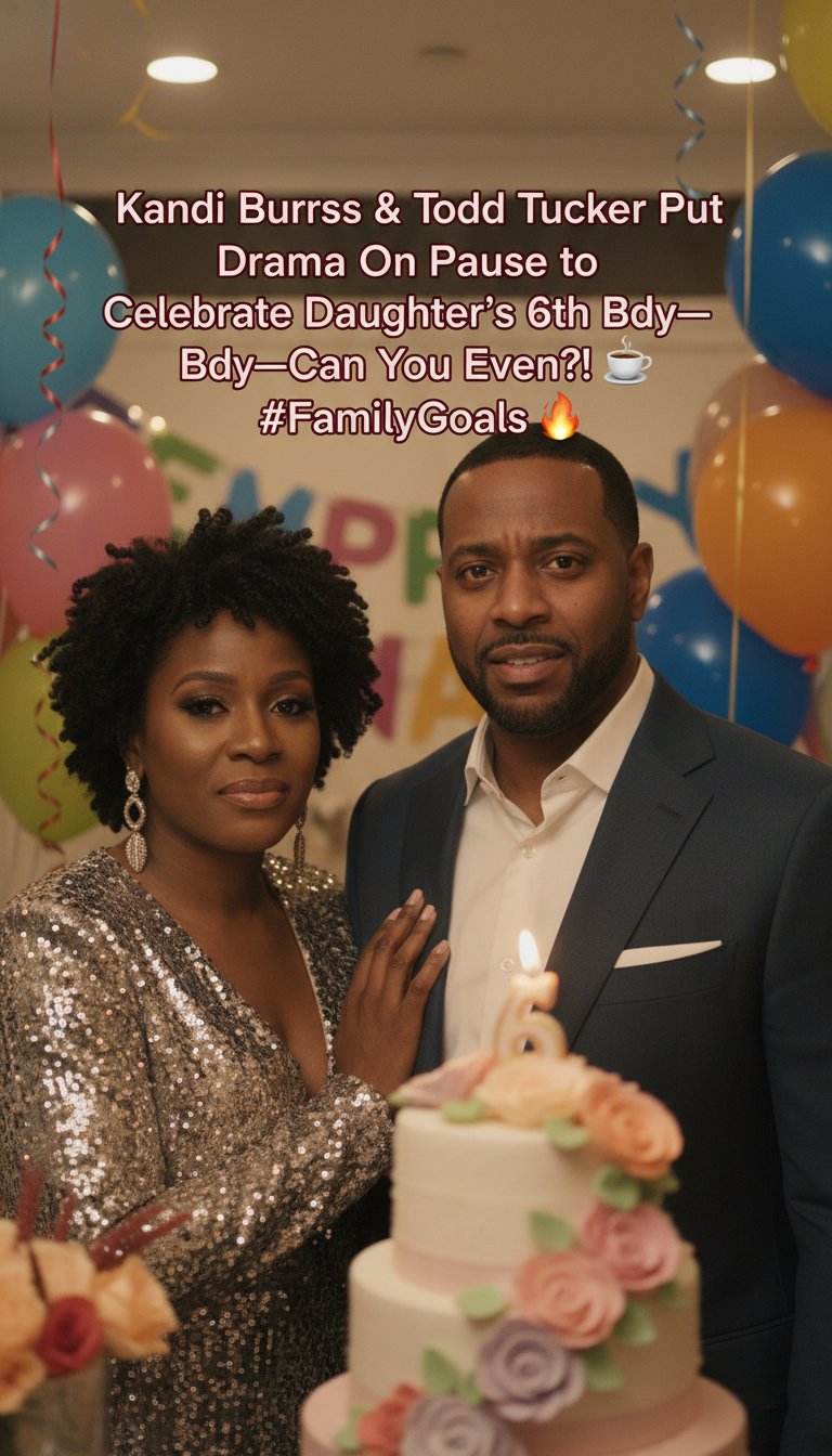 Kandi Burruss & Todd Tucker Put Drama On Pause to Celebrate Daughter’s 6th Bday—Can You Even?! ☕🔥 #FamilyGoals
