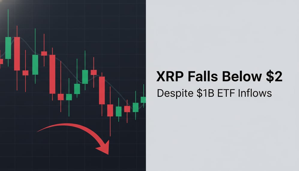 XRP Price Falls Below $2 Despite $1 Billion ETF Inflows: What’s Next?