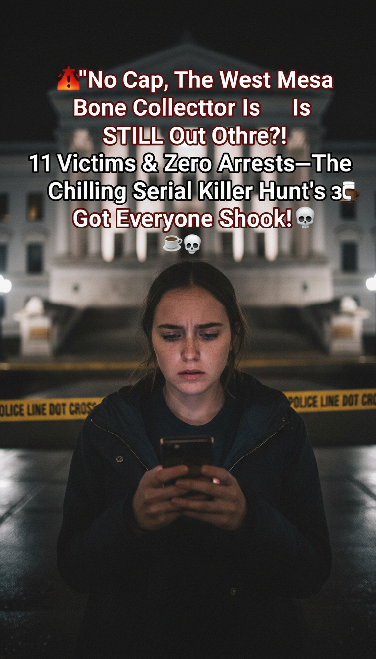🚨No Cap, The West Mesa Bone Collector Is STILL Out There?! 11 Victims & Zero Arrests—The Chilling Serial Killer Hunt That’s Got Everyone Shook!☕💀
