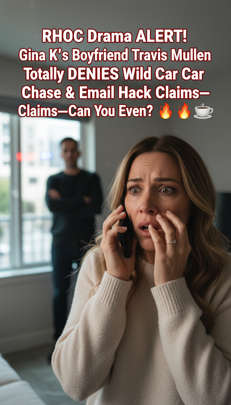RHOC Drama ALERT! Gina K’s Boyfriend Travis Mullen Totally DENIES Wild Car Chase & Email Hack Claims—Can You Even?! ☕🔥