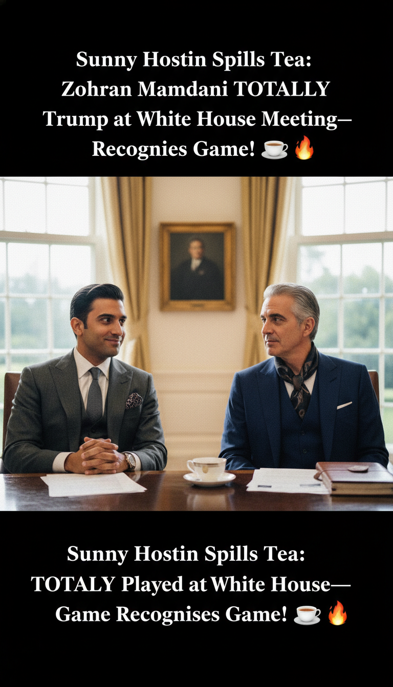 Sunny Hostin Spills Tea: Zohran Mamdani TOTALLY Played Trump at White House Meeting—Game Recognizes Game! ☕🔥